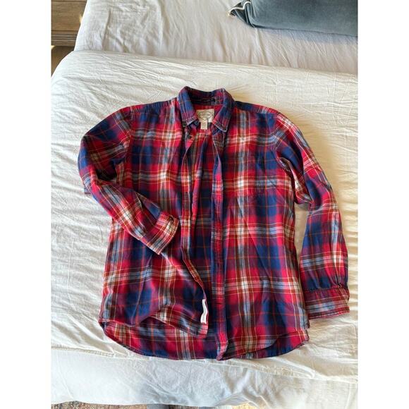 St. John’s Bay Plaid Classic Fit Men’s Cotton Flannel - Picture 2 of 8